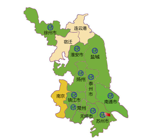 安心堂药房江苏省分布图苏州地区